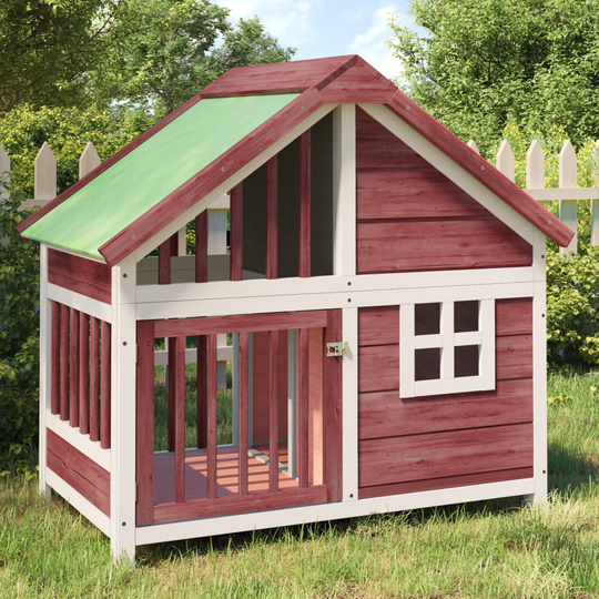 vidaXL Koirankoppi mokka 96x60,5x87 cm täysi mänty