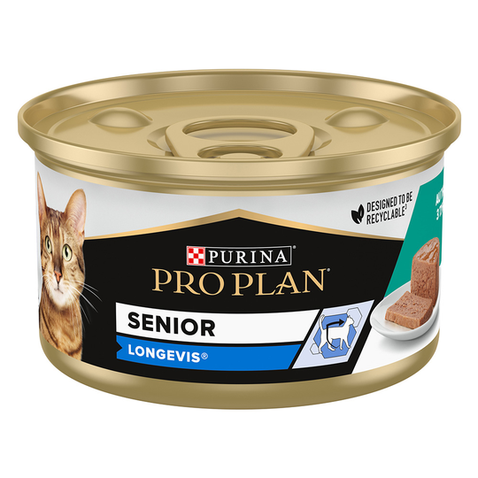 2x zooPisteitä: Purina Pro Plan -kissanruoka - Adult 7+ tonnikala (24 x 85 g)