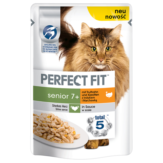 Perfect Fit Senior kalkkuna & porkkana - 12 x 85 g