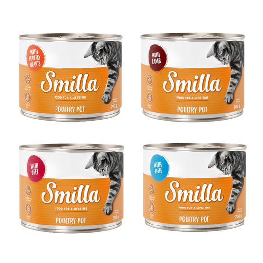 Smilla-siipikarjapata 6 x 200 g - siipikarjalajitelma (4 makua)