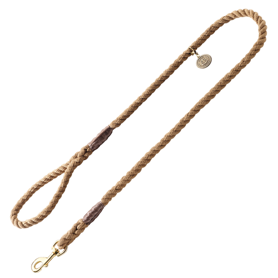HUNTER List -köysitalutushihna, beige - pituus 140 cm, Ø 12 mm