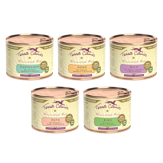 Terra Canis Classic 12 x 200 g - mix, 5 makua