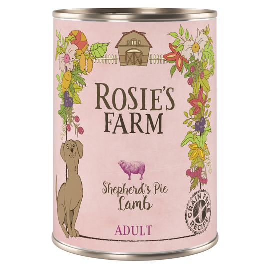 Rosie's Farm Adult 6 x 400 g - lammas