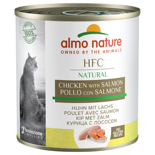 Almo Nature HFC 6 x 280 g - kana & lohi
