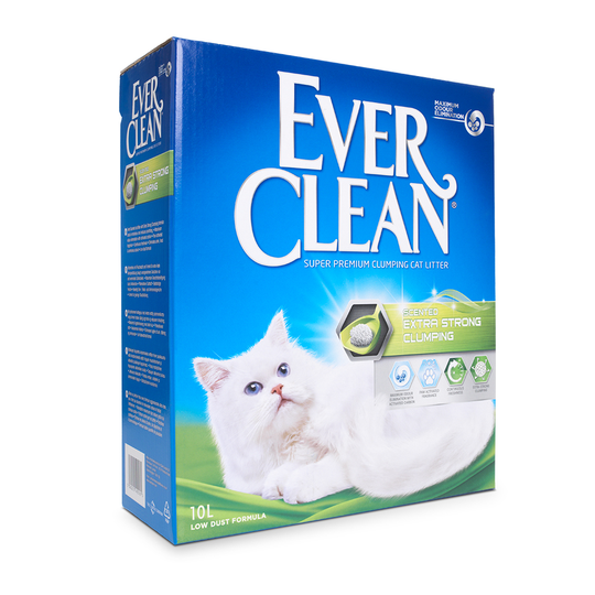 Ever Clean® Extra Strong -kissanhiekka - hajustettu - 10l