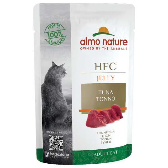 Almo Nature HFC Jelly Pouch 6 x 55 g - tonnikala