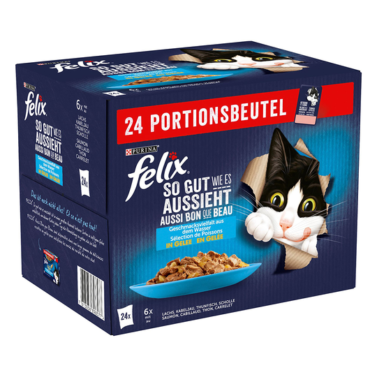 Latz "As good as it looks" Pouches 24 x 85 g - turska, lohi, tonnikala, kampela