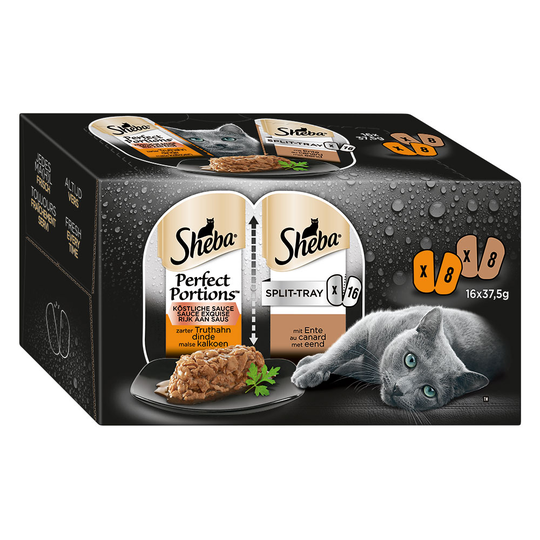 Sheba Perfect Portions 64 x 37,5 g - Patee: lohi ja kana