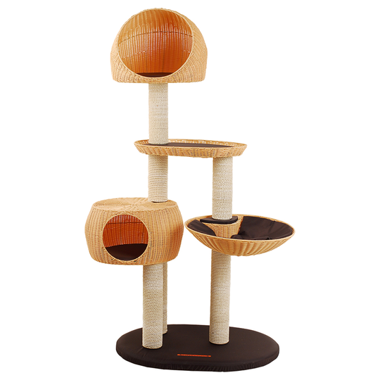 Karlie Outdoor III -raapimispuu - ruskea / beige
