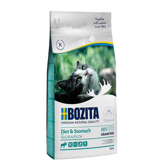 Bozita Grainfree Diet & Stomach Elk - 10 kg
