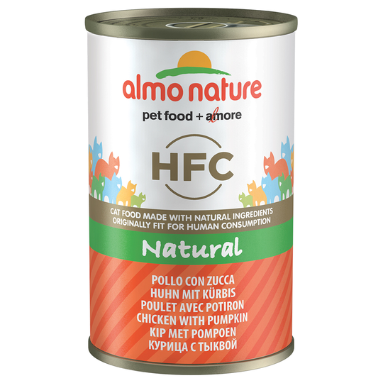 Almo Nature HFC -säästöpakkaus: 24 x 140 g - kana & kurpitsa
