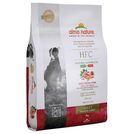 Almo Nature HFC Adult koira M-L sianliha - 8 kg