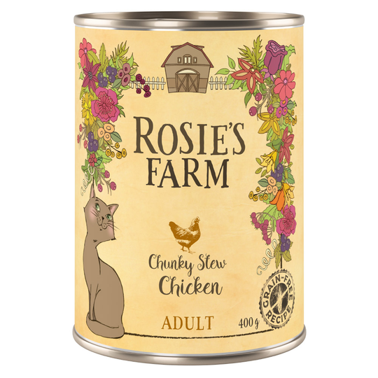 Rosie's Farm Adult 6 x 400 g - kana