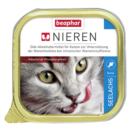 Beaphar Kidney Diet -säästöpakkaus 24 x 100 g - lajitelma: seiti & ankka