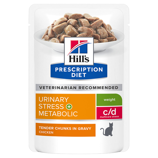 Hill's Prescription Diet c/d Multicare Stress + Metabolic - kana - 24 x 85 g