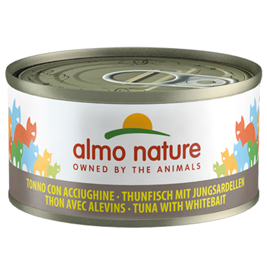 24 x 70 g Almo Nature Legend 20 + 4 kaupan päälle! - tonnikala & sardellinpoikaset