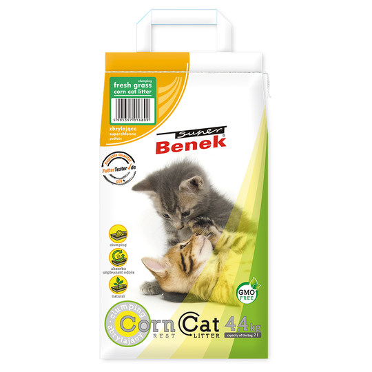 Super Benek Corn Cat Fresh Grass - 7 l (noin 4,4 kg)