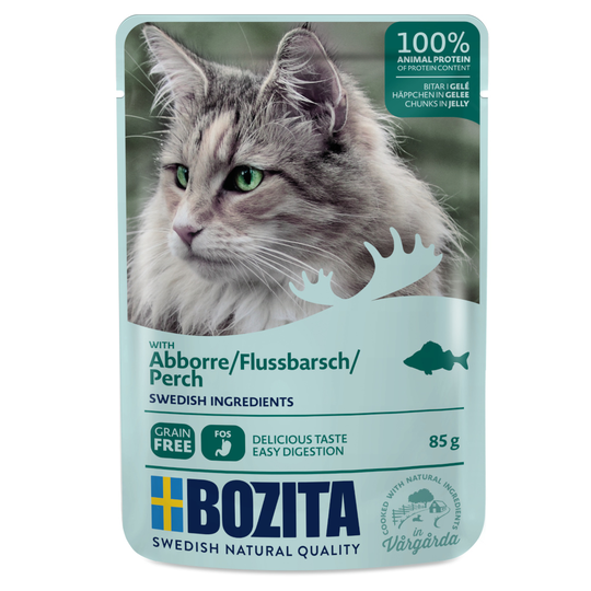 Bozita Chunks in Jelly Pouch 12 x 85 g - ahven