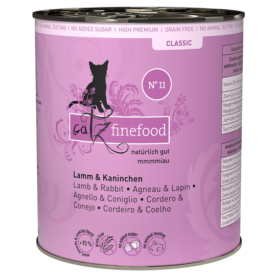 Catz Finefood -purkkiruoka 6 x 800 g - lammas & kani