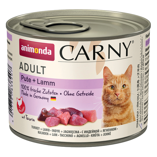 Animonda Carny Adult 6 x 200 g - kalkkuna & lammas