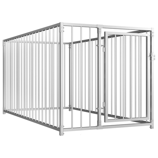 vidaXL Koiran ulkohäkki 100x200x100 cm