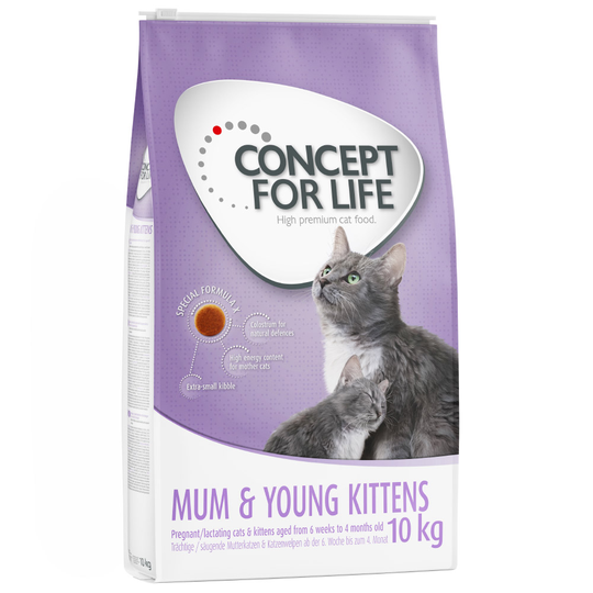 Concept for Life Mum & Young Kittens - Parannettu resepti! - 10 kg
