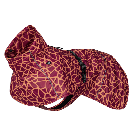 Rukka® Hayton Warm -sadetakki, karmiininpunainen - selän pituus noin 42 - 51,5 cm (koko 50)
