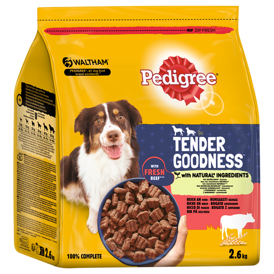 Pedigree Tender Goodness nauta - 2,6 kg