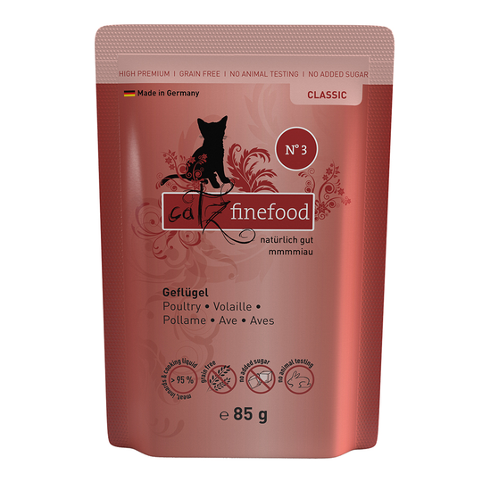 catz finefood Pouch 8 x 85 g - siipikarja