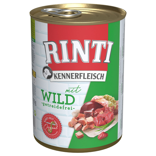 RINTI-säästöpakkaus 12 x 400 g - riista