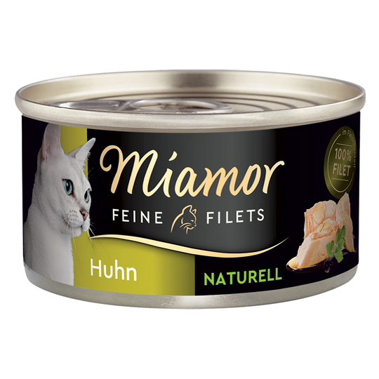 Miamor Fine Filets Naturelle -säästöpakkaus 24 x 80 g - kana