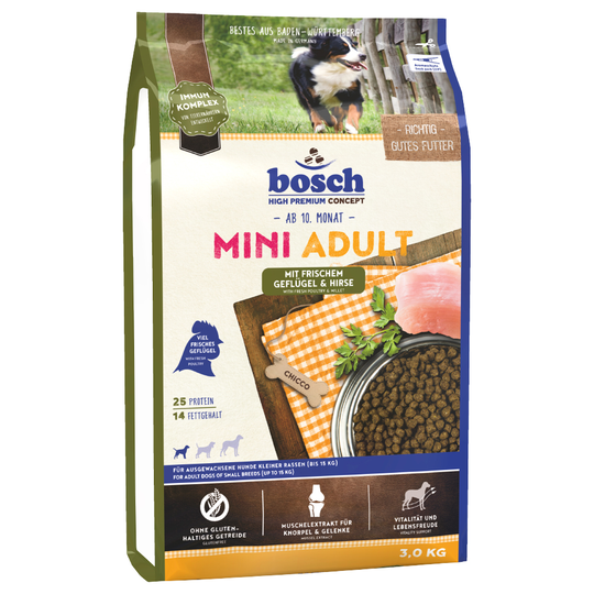 bosch Mini Adult Poultry & Millet - 3 kg