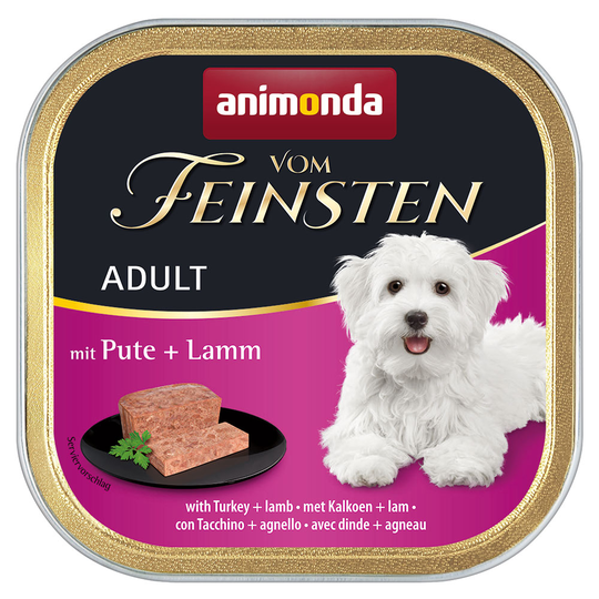 Animonda Vom Feinsten Adult, viljaton 6 x 150 g - kalkkuna & lammas