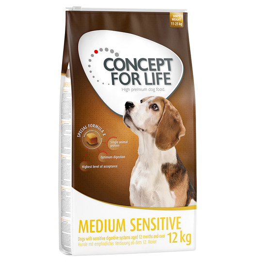 Concept for Life Medium Sensitive - säästöpakkaus: 2 x 12 kg