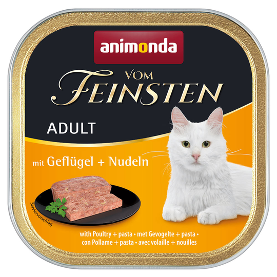 Animonda vom Feinsten Adult 6 x 100 g - siipikarja & pasta (ei viljaton)