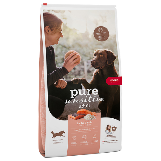 MERA Pure Sensitive Salmon & Rice - 12,5 kg