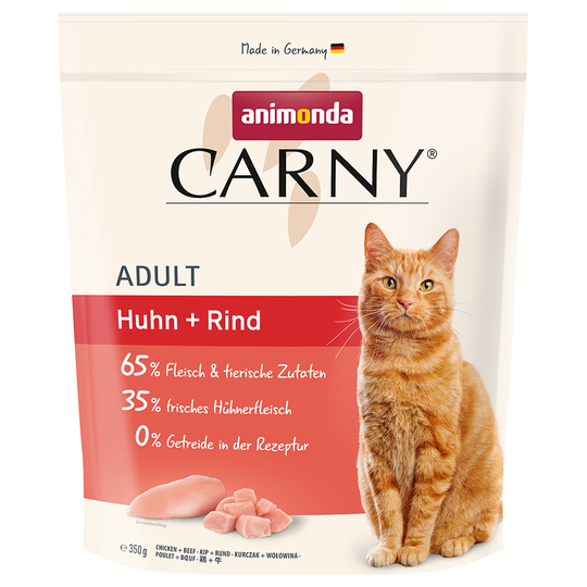 Animonda Carny Adult kana + nauta - 350 g