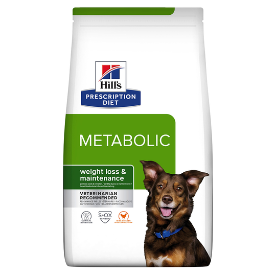 Hill's Prescription Diet Canine -säästöpakkaus: 2 x suurpakkaus - Metabolic Weight Management - kana (2 x 12 kg)