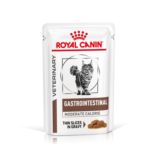 Royal Canin Veterinary Feline Gastro Intestinal Moderate Calorie - 12 x 85 g