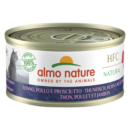 24 x 70 g Almo Nature Legend 20 + 4 kaupan päälle! - tonnikala, kana ja kinkku