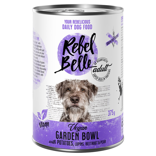 Rebel Belle Adult Vegan Garden Bowl - vegaaninen 6 x 375 g