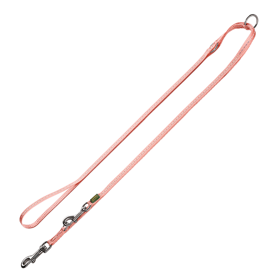 HUNTER Tripoli -talutushihna, säädettävä, vaaleanpunainen - pituus 200 cm, leveys 10 mm