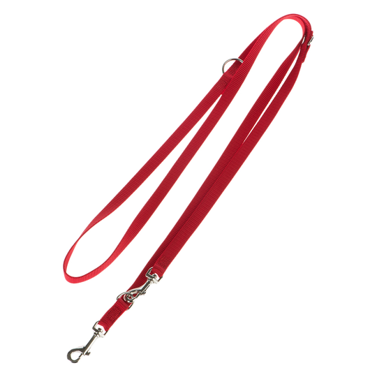 HUNTER Ecco Sport: talutushihna ja kaulapanta, punainen - kaulapannan koko S + talutushihna 200 cm/15 mm