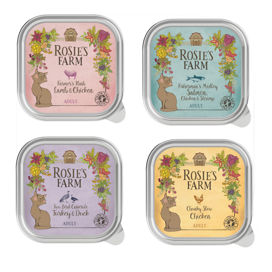 Rosie's Farm Adult 16 x 100 g - mix (4 makua)