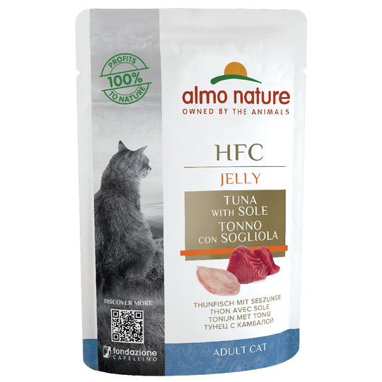 Almo Nature HFC Jelly Pouch 6 x 55 g - tonnikala & meriantura