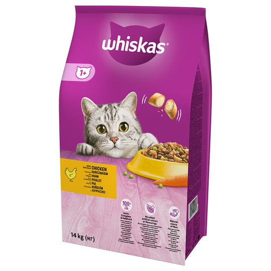 Whiskas 1+ Chicken - 14 kg