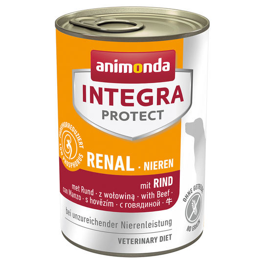 Animonda Integra Protect Renal -purkkiruoka - 6 x 400 g nauta