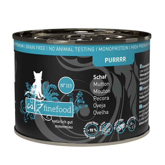 catz finefood Purrrr -purkkiruoka 6 x 200 g - No. 113 lammas (6 x 200 g)