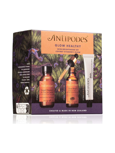 Glow healthy skin-brightening set -ihonhoitopakkaus