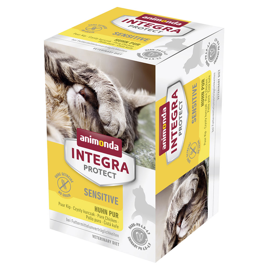 Säästöpakkaus: Animonda Integra Protect Adult -rasiat 12 x 100 g - Adult Sensitive - kana